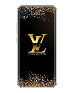 Чохол для Vivo Y91C з картинкою «LV — золоті іскри»