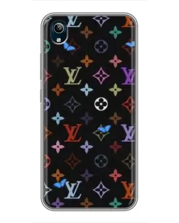 Чохол для Vivo Y91C з картинкою «Кольорова монограма LV»