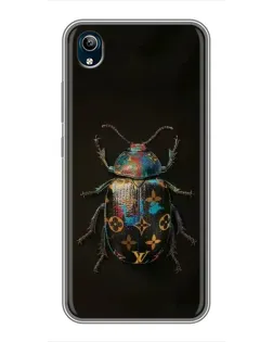Чохол для Vivo Y91C з картинкою «LV — мармуровий принт»