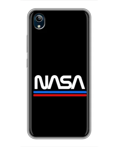 Чохол для Vivo Y91C з картинкою «NASA — класика Red Blue» Чохол для Vivo Y91C з картинкою «NASA — класика Red Blue»