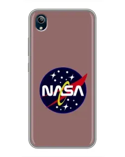 Чохол для Vivo Y91C з картинкою «NASA — ретро космос»