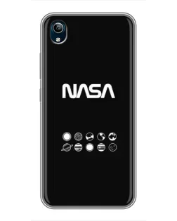 Чохол для Vivo Y91C з картинкою «NASA — технічний принт»