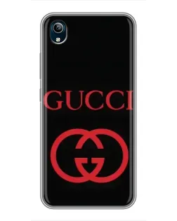 Чохол для Vivo Y91C з картинкою «Gucci — червоний логотип»