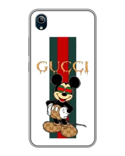 Чохол для Vivo Y91C з картинкою «Міккі Маус Gucci — смуги» Чохол для Vivo Y91C з картинкою «Міккі Маус Gucci — смуги»