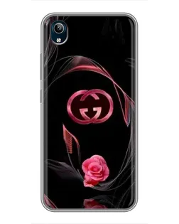 Чохол для Vivo Y91C з картинкою «Gucci — неонова троянда»