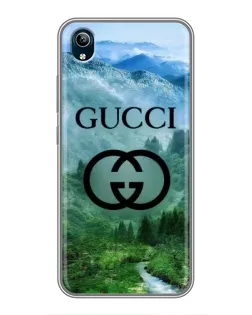 Чохол для Vivo Y91C з картинкою «Gucci — гірський пейзаж»