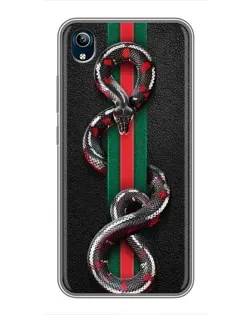 Чохол для Vivo Y91C з картинкою «Gucci — змія на смузі» Чохол для Vivo Y91C з картинкою «Gucci — змія на смузі»