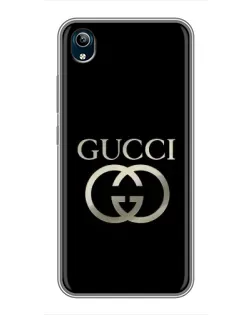 Чохол для Vivo Y91C з картинкою «Gucci — золото на чорному» Чохол для Vivo Y91C з картинкою «Gucci — золото на чорному»