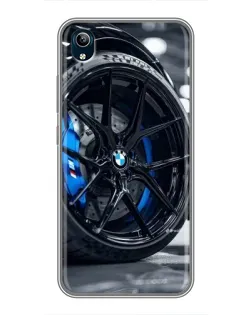 Чохол для Vivo Y91C з картинкою «Колесо BMW зблизька»
