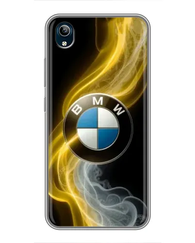 Чохол для Vivo Y91C з картинкою «Золотистий дим BMW» Чохол для Vivo Y91C з картинкою «Золотистий дим BMW»