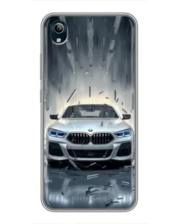 Чохол для Vivo Y91C з картинкою «BMW у світлі фар»
