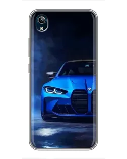 Чохол для Vivo Y91C з картинкою «Блакитна BMW M4»