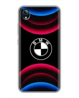 Чохол для Vivo Y91C з картинкою «Логотип BMW та неонові дуги»