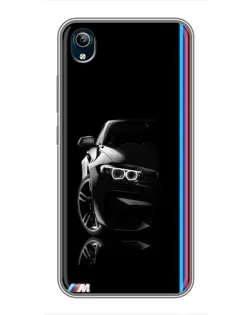 Чохол для Vivo Y91C з картинкою «Силует BMW в темряві»