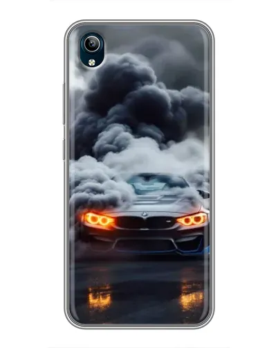 Чохол для Vivo Y91C з картинкою «BMW у диму» Чохол для Vivo Y91C з картинкою «BMW у диму»