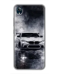 Чохол для Vivo Y91C з картинкою «BMW крізь туман»
