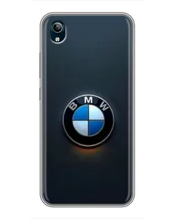 Чохол для Vivo Y91C з картинкою «Логотип BMW — мінімалізм»
