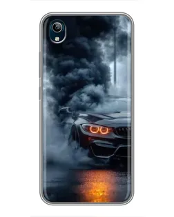 Чехол для Vivo Y91C с картинкой «BMW M-Power — абстракция»