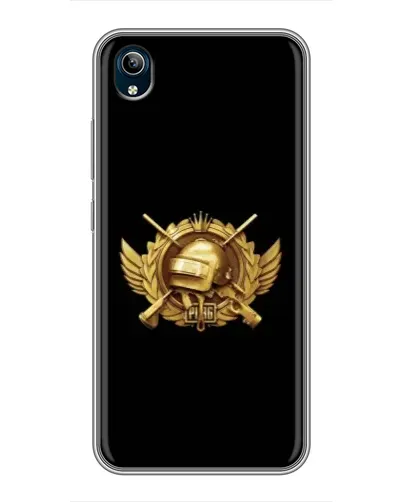 Чохол для Vivo Y91C з картинкою «PUBG — помаранчевий градієнт»