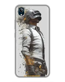 Чохол для Vivo Y91C з картинкою «PUBG — боєць у пилу»