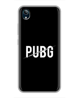 Чохол для Vivo Y91C з картинкою «PUBG — білий логотип»