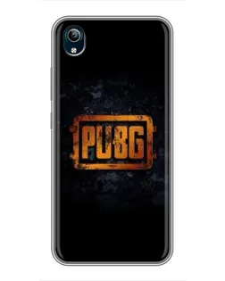 Чохол для Vivo Y91C з картинкою «PUBG — золотий логотип»