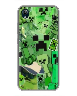 Чохол для Vivo Y91C з картинкою «Кріпери Minecraft» Чохол для Vivo Y91C з картинкою «Кріпери Minecraft»