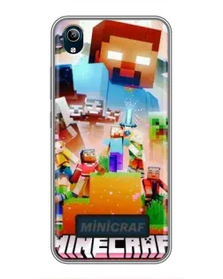 Чохол для Vivo Y91C з картинкою «Minecraft герої гри» Чохол для Vivo Y91C з картинкою «Minecraft герої гри»