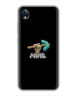 Чехол для Vivo Y91C с картинкой «Алмазная кирка»