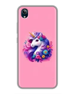 Чехол для Vivo Y91C с картинкой «Сказочный единорог»
