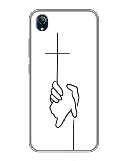Чехол для Vivo Y91C с картинкой «Рука держит» Чехол для Vivo Y91C с картинкой «Рука держит»
