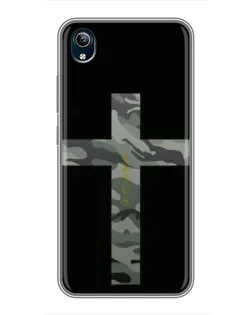 Чохол для Vivo Y91C з картинкою «Мілітарі Хрест»