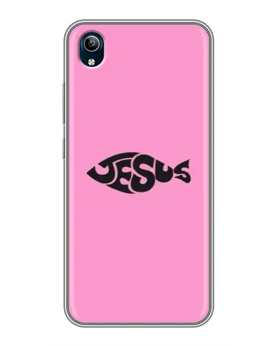 Чохол для Vivo Y91C з картинкою «Рожевий символ Jesus» Чохол для Vivo Y91C з картинкою «Рожевий символ Jesus»