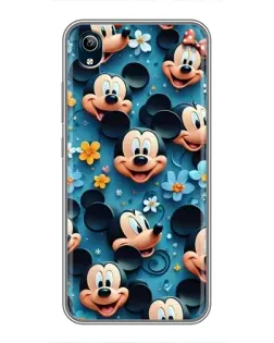 Чохол для Vivo Y91C з картинкою «Паттерн Міккі та Мінні»