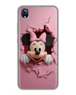 Чохол для Vivo Y91C з картинкою «Мінні крізь стіну»