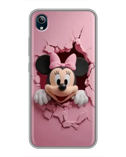 Чохол для Vivo Y91C з картинкою «Мінні крізь стіну»