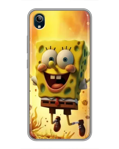 Чохол для Vivo Y91C з картинкою «Губка Боб стрибає» Чохол для Vivo Y91C з картинкою «Губка Боб стрибає»