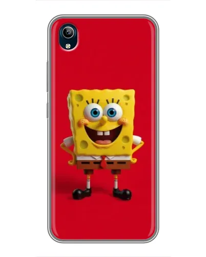 Чохол для Vivo Y91C з картинкою «Спанч Боб на червоному» Чохол для Vivo Y91C з картинкою «Спанч Боб на червоному»