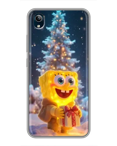 Чохол для Vivo Y91C з картинкою «Різдвяний Спанч Боб» Чохол для Vivo Y91C з картинкою «Різдвяний Спанч Боб»