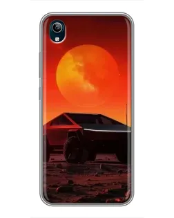 Чохол для Vivo Y91C з картинкою «Cybertruck на Марсі»