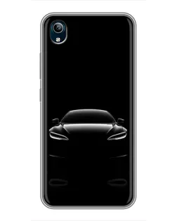 Чохол для Vivo Y91C з картинкою «Силует Tesla Night»