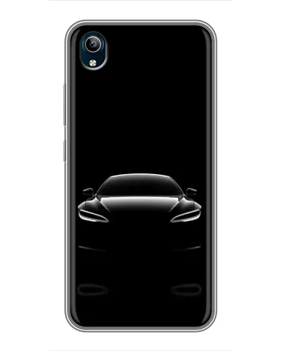 Чохол для Vivo Y91C з картинкою «Силует Tesla Night»