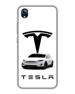 Чохол для Vivo Y91C з картинкою «Tesla White Style»