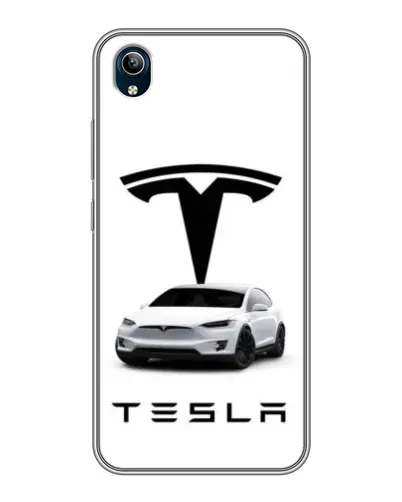 Чохол для Vivo Y91C з картинкою «Tesla White Style»