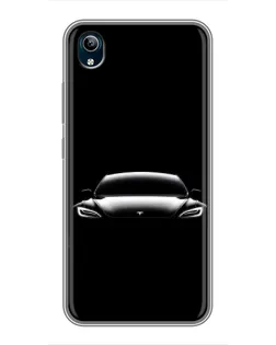 Чохол для Vivo Y91C з картинкою «Фари Tesla Night»
