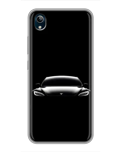 Чохол для Vivo Y91C з картинкою «Фари Tesla Night»