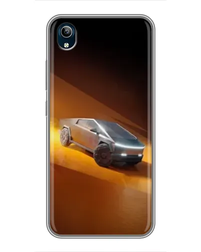 Чохол для Vivo Y91C з картинкою «Cybertruck у пустелі»