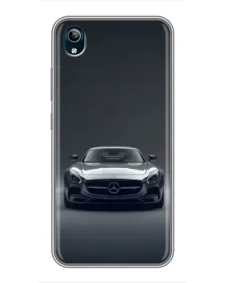 Чохол для Vivo Y91C з картинкою «Mercedes на чорному»