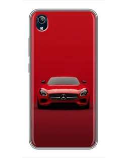 Чохол для Vivo Y91C з картинкою «Червоний Mercedes AMG»