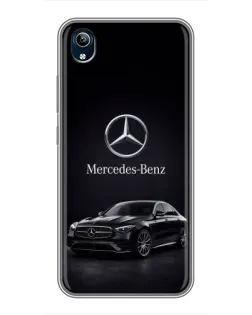 Чохол для Vivo Y91C з картинкою «Mercedes — решітка радіатора»